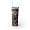 Skinny Tumbler with Straw – 20 oz Stainless Steel Cup