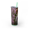 Skinny Tumbler with Straw – 20 oz Stainless Steel Cup