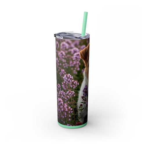 Skinny Tumbler with Straw – 20 oz Stainless Steel Cup