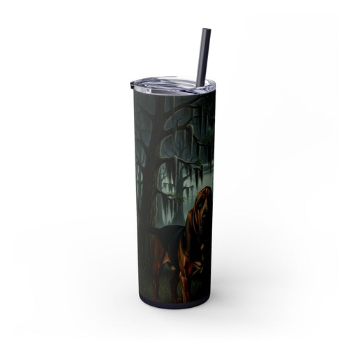 Skinny Tumbler with Straw – 20 oz Stainless Steel Cup