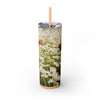 Skinny Tumbler with Straw – 20 oz Stainless Steel Cup