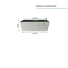 Balcony Rattan Long Flower Pot Automatic Water Feeding Lazy Flower Pot Large Planting Basin