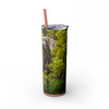 Skinny Tumbler with Straw – 20 oz Stainless Steel Cup