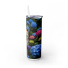 Skinny Tumbler with Straw – 20 oz Stainless Steel Cup