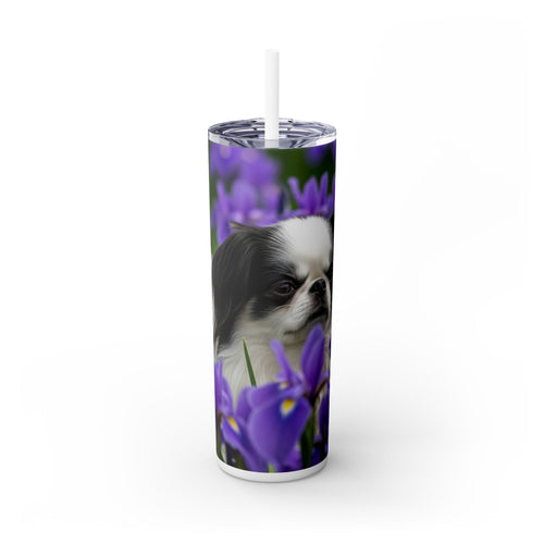 Skinny Tumbler with Straw – 20 oz Stainless Steel Cup