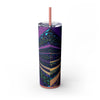 Skinny Tumbler with Straw – 20 oz Stainless Steel Cup