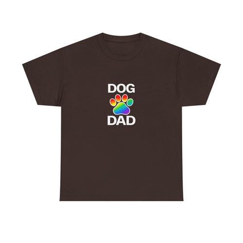 Pride Dog Dad Heavy Duty Unisex Tee Sizes Small - 5XL (11 colors)