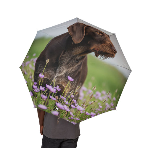 48 Semi-Automatic Umbrella – Windproof Large Travel Rain Umbrella