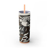 Skinny Tumbler with Straw – 20 oz Stainless Steel Cup