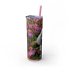 Skinny Tumbler with Straw – 20 oz Stainless Steel Cup