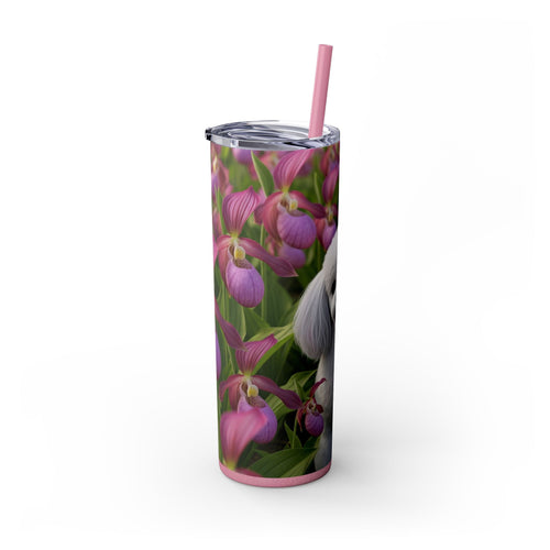 Skinny Tumbler with Straw – 20 oz Stainless Steel Cup