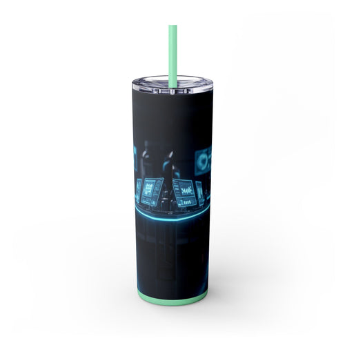 Skinny Tumbler with Straw – 20 oz Stainless Steel Cup