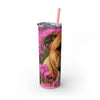 Skinny Tumbler with Straw – 20 oz Stainless Steel Cup