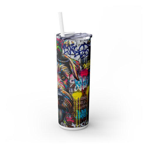 Skinny Tumbler with Straw – 20 oz Stainless Steel Cup
