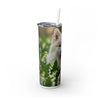 Skinny Tumbler with Straw – 20 oz Stainless Steel Cup
