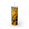 Skinny Tumbler with Straw – 20 oz Stainless Steel Cup
