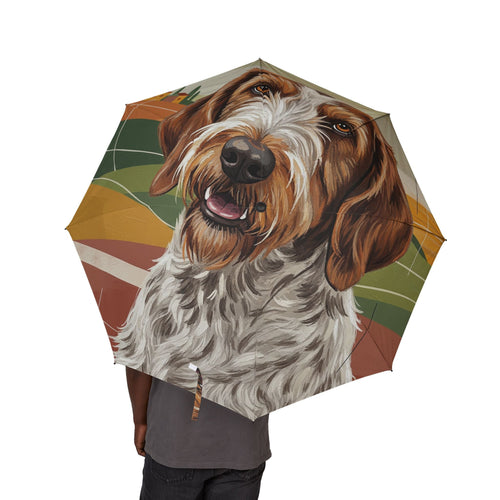48 Semi-Automatic Umbrella – Windproof Large Travel Rain Umbrella