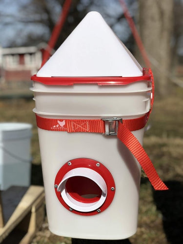 Hanging Strap for Chicken Waterers and Feeders - Fits Every Size of Round or Square Bucket