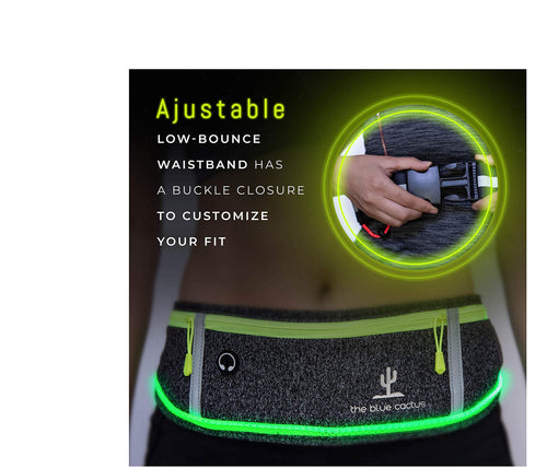 Night-Safety LED Waist Band for Running & Jogging