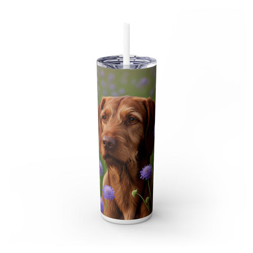 Skinny Tumbler with Straw – 20 oz Stainless Steel Cup