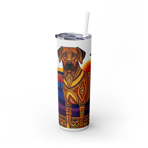 Skinny Tumbler with Straw – 20 oz Stainless Steel Cup