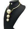 Big Pearl Pendant Necklace Exaggerated Jewelry