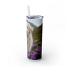 Skinny Tumbler with Straw – 20 oz Stainless Steel Cup