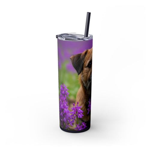 Skinny Tumbler with Straw – 20 oz Stainless Steel Cup