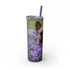 Skinny Tumbler with Straw – 20 oz Stainless Steel Cup