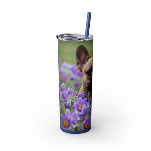 Skinny Tumbler with Straw – 20 oz Stainless Steel Cup