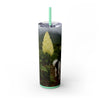 Skinny Tumbler with Straw – 20 oz Stainless Steel Cup