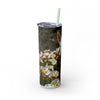 Skinny Tumbler with Straw – 20 oz Stainless Steel Cup