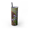 Skinny Tumbler with Straw – 20 oz Stainless Steel Cup