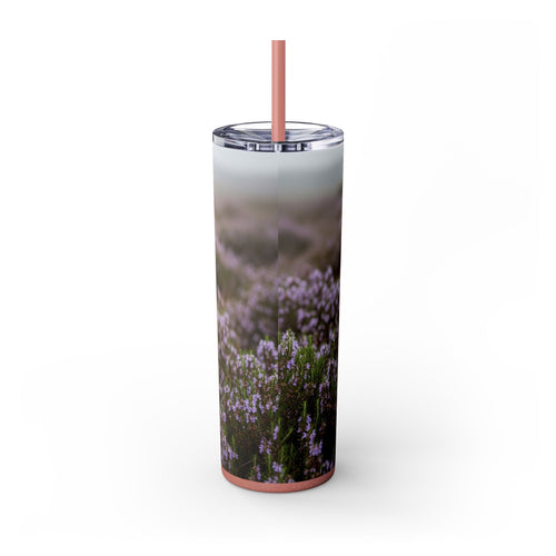 Skinny Tumbler with Straw – 20 oz Stainless Steel Cup