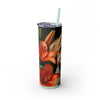 Skinny Tumbler with Straw – 20 oz Stainless Steel Cup