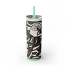 Skinny Tumbler with Straw – 20 oz Stainless Steel Cup