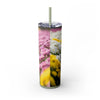 Skinny Tumbler with Straw – 20 oz Stainless Steel Cup
