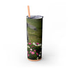 Skinny Tumbler with Straw – 20 oz Stainless Steel Cup