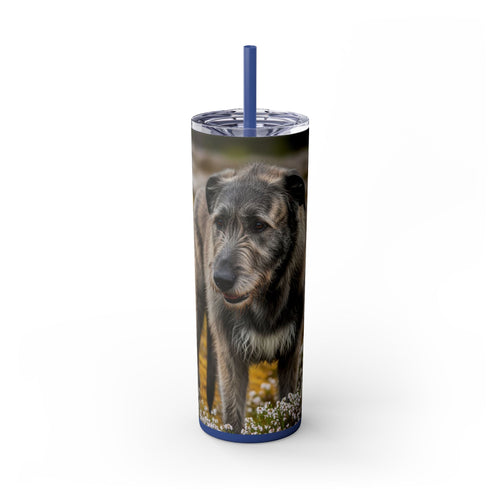 Skinny Tumbler with Straw – 20 oz Stainless Steel Cup