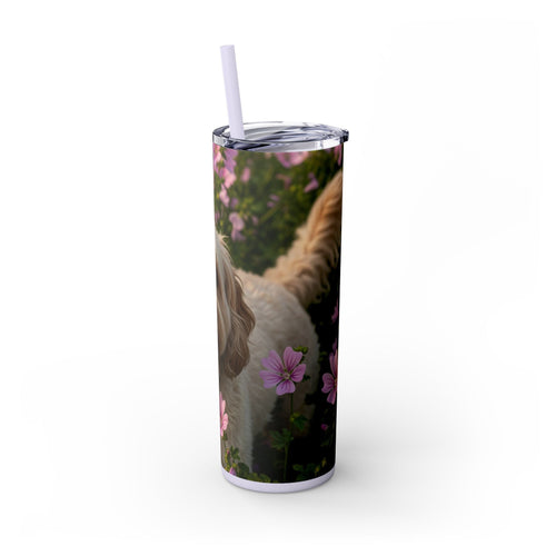 Skinny Tumbler with Straw – 20 oz Stainless Steel Cup