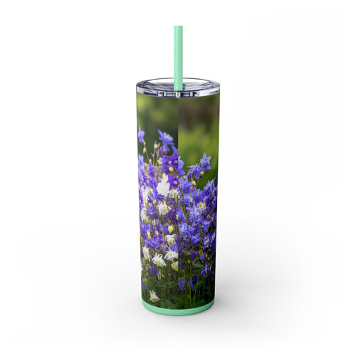 Skinny Tumbler with Straw – 20 oz Stainless Steel Cup
