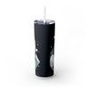 Skinny Tumbler with Straw – 20 oz Stainless Steel Cup