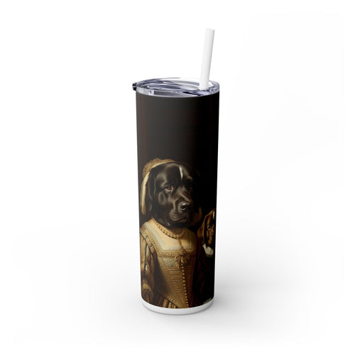 Skinny Tumbler with Straw – 20 oz Stainless Steel Cup