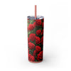 Skinny Tumbler with Straw – 20 oz Stainless Steel Cup