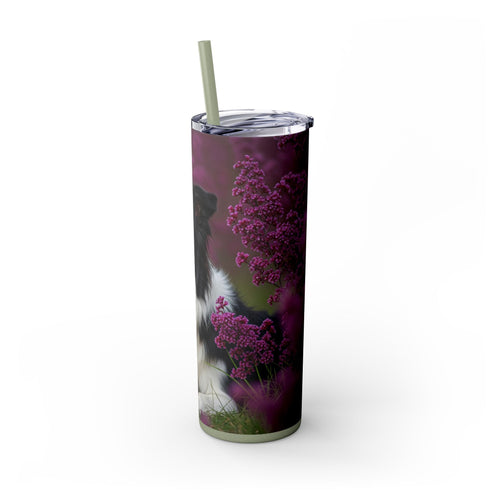 Skinny Tumbler with Straw – 20 oz Stainless Steel Cup