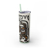 Skinny Tumbler with Straw – 20 oz Stainless Steel Cup