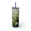 Skinny Tumbler with Straw – 20 oz Stainless Steel Cup