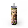 Skinny Tumbler with Straw – 20 oz Stainless Steel Cup