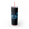 Skinny Tumbler with Straw – 20 oz Stainless Steel Cup