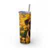 Skinny Tumbler with Straw – 20 oz Stainless Steel Cup